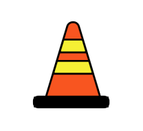 illustration of a traffic cone